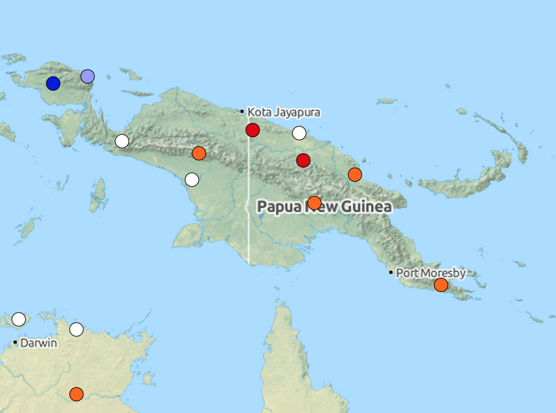 A map of Feature 22A: Inflectional Synthesis of the Verb, from wals.info